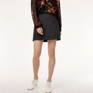 Aritzia Wilfred Essonne Skirt - Grey Twill